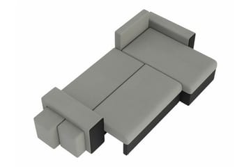 Midfeld 3-seters Hjørnesovesofa - Mørkegrå - Møbler - Sofaer - Sovesofaer