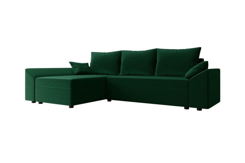 Midfeld 3-seters Hjørnesovesofa - Mørkegrønn - Møbler - Sofaer - Sovesofaer