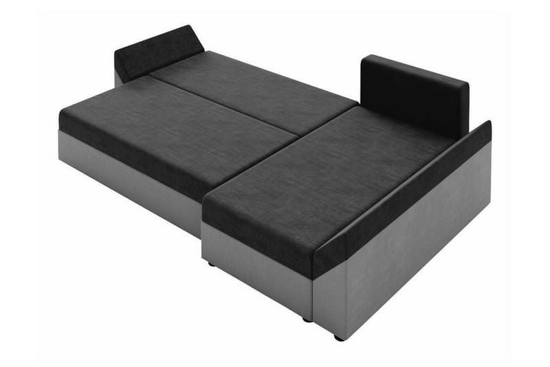 Midfeld 3-seters Hjørnesovesofa - Svart - Møbler - Sofaer - Sovesofaer