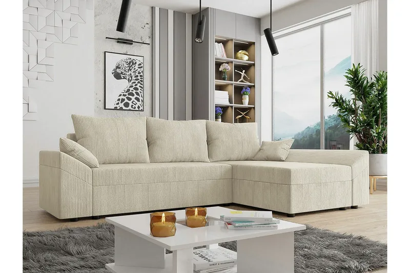 Midfeld 3-seters hjørnesovesofa - Møbler - Sofaer - Sovesofaer