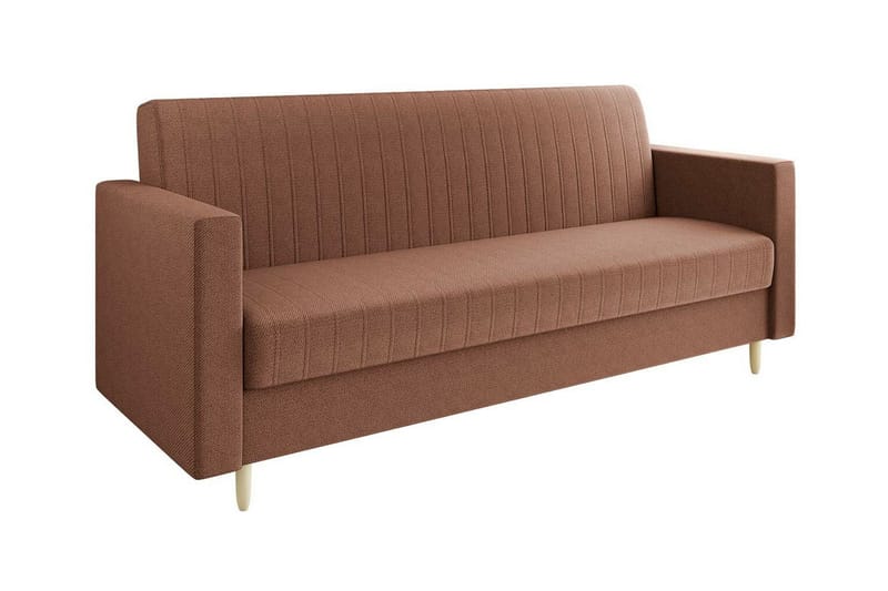 Midfeld 3-seters Sovesofa - Brun - Sovesofaer - 3 seters sovesofa