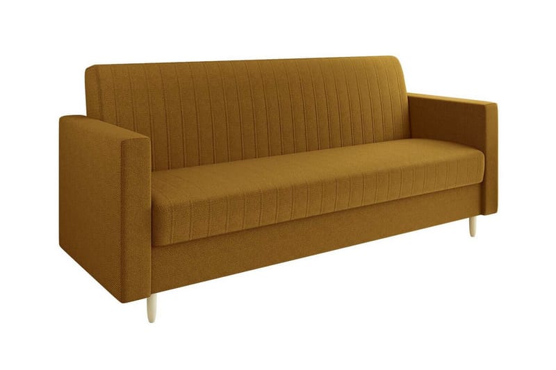 Midfeld 3-seters Sovesofa - Gul - Sovesofaer - 3 seters sovesofa