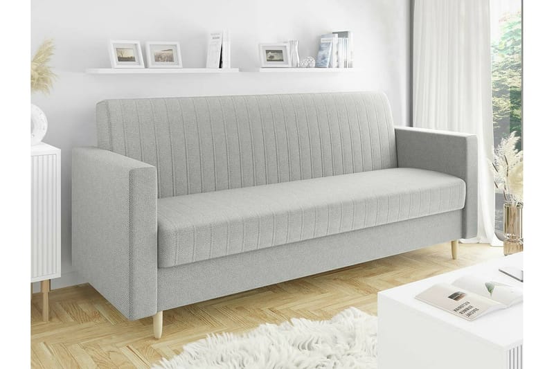 Midfeld 3-seters Sovesofa - Lysegrå - Møbler - Sofaer - Sovesofaer