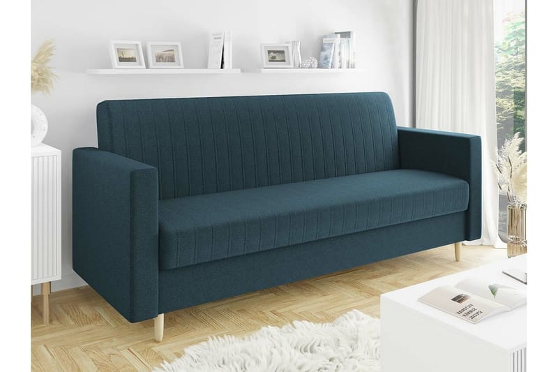 Midfeld 3-seters Sovesofa - Mørkeblå - Møbler - Sofaer - Sovesofaer