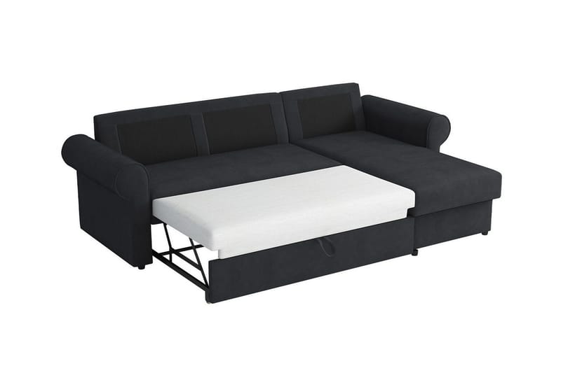 Midfeld 3-sits Hörnbäddsoffa Dark blue - Møbler - Sofaer - Sovesofaer