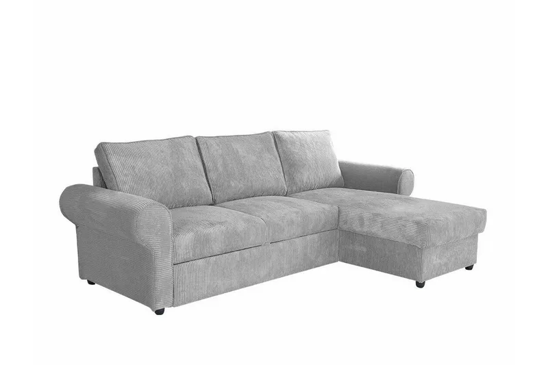 Midfeld 3-sits Hörnbäddsoffa Light grey/Dark grey, undefined