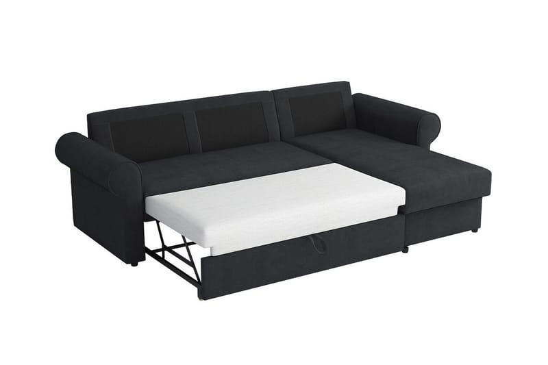 Midfeld 3-sits Hörnbäddsoffa Mustard yellow - Møbler - Sofaer - Sovesofaer