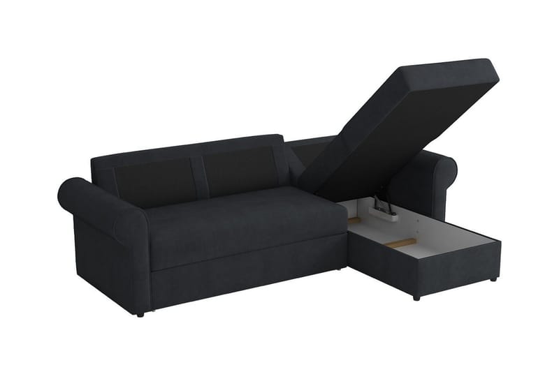 Midfeld 3-sits Hörnbäddsoffa NO_BRAND Light grey/Dark grey - Møbler - Sofaer - Sovesofaer