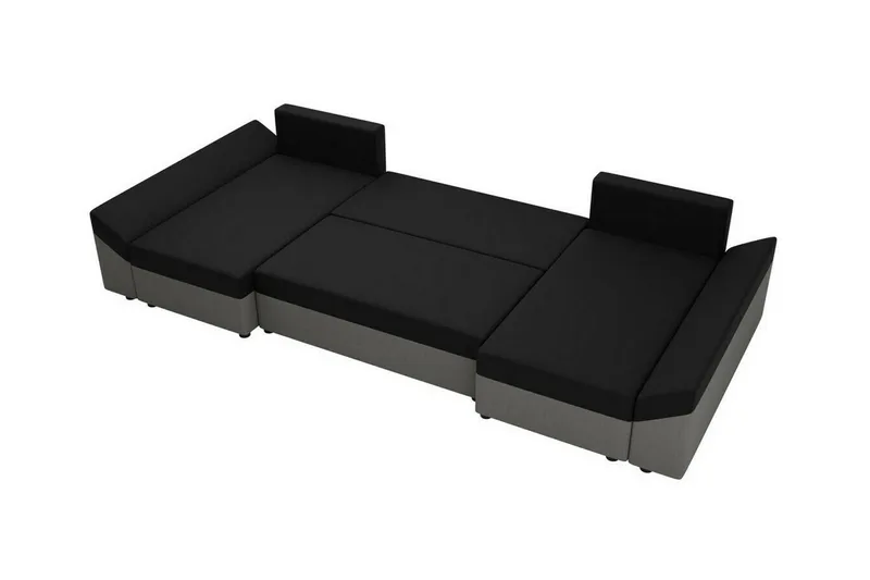 Midfeld 4-sits Hörnbäddsoffa Dark green - Møbler - Sofaer - Sovesofaer