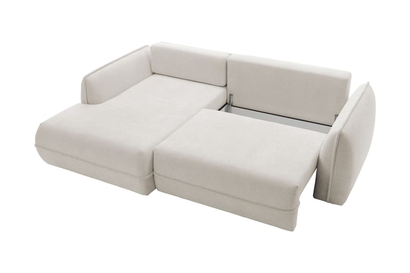 Mirana Sovesofa med Divan 3-seter - Hvit - Møbler - Sofaer - Sovesofaer