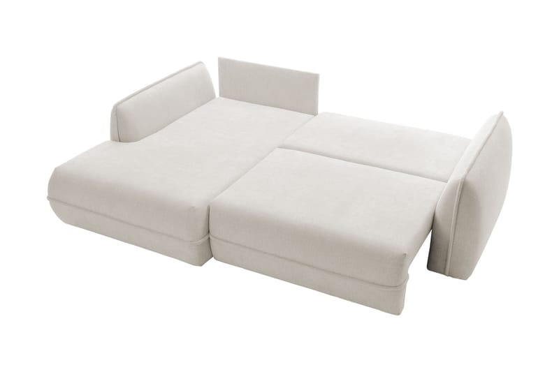 Mirana Sovesofa med Divan 3-seter - Hvit - Møbler - Sofaer - Sovesofaer