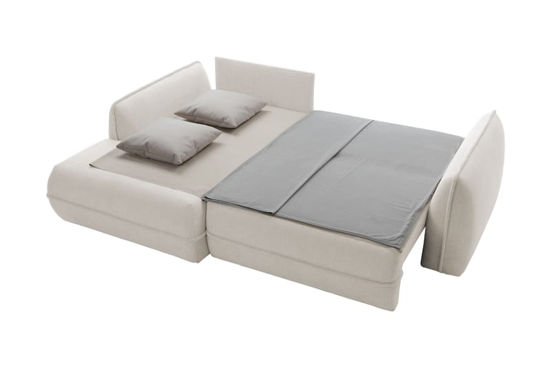 Mirana Sovesofa med Divan 3-seter - Hvit - Møbler - Sofaer - Sovesofaer