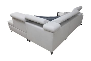 Morenia 3-seters Hjørnesovesofa Høyre - Lysegrå - Møbler - Sofaer - Sovesofaer