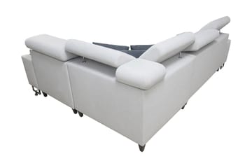 Morenia 3-seters Hjørnesovesofa Venstre - Hvit - Møbler - Sofaer - Sovesofaer