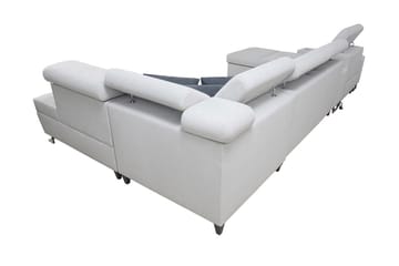 Morenia 4-seter Sovesofa 127x195 cm med Oppbevaring i Fløyel - Rosa - Møbler - Sofaer - Sovesofaer