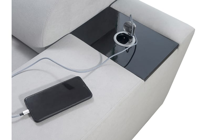 Morenia 4-seters Hjørnesovesofa Høyre - Hvit - Møbler - Sofaer - Sovesofaer