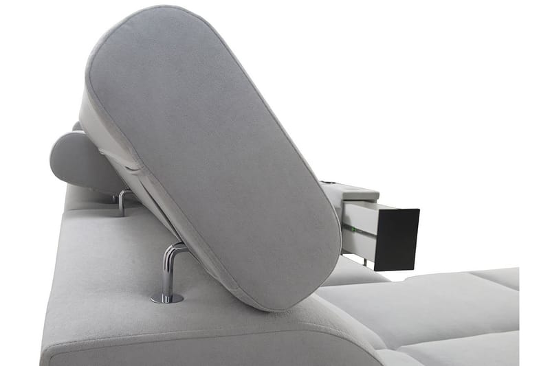 Morenia 4-seters Hjørnesovesofa Høyre - Hvit - Møbler - Sofaer - Sovesofaer