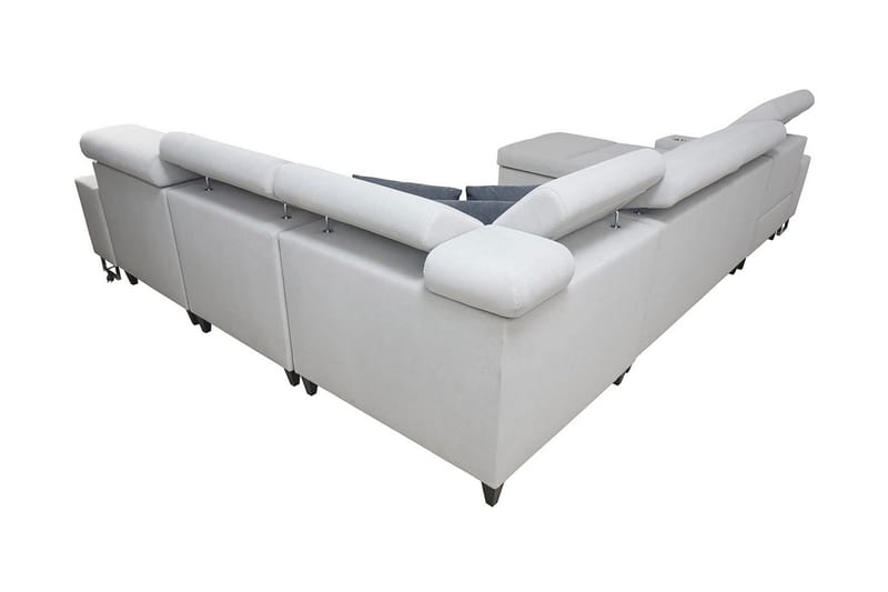 Morenia 4-seters Hjørnesovesofa Høyre - Hvit - Møbler - Sofaer - Sovesofaer