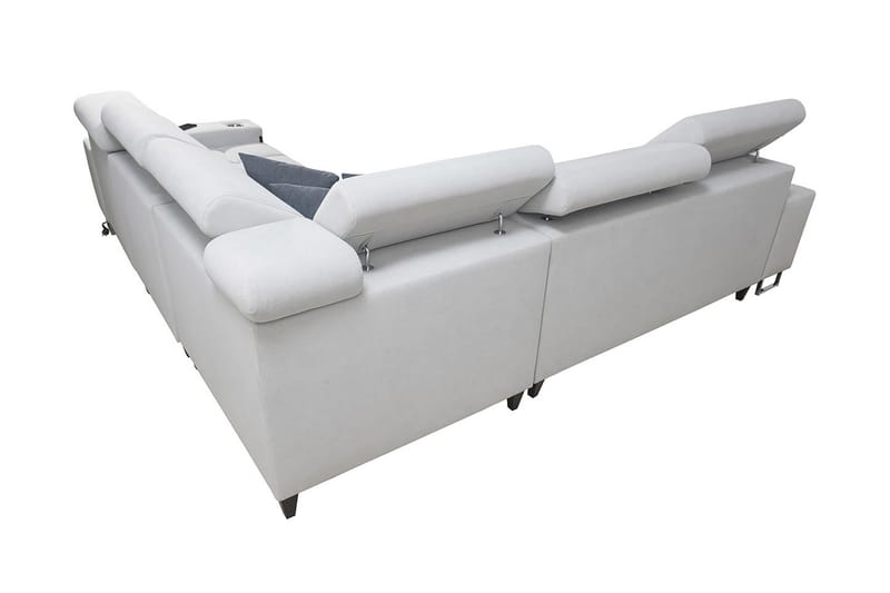 Morenia 4-seters Hjørnesovesofa Høyre - Lysegrå - Møbler - Sofaer - Sovesofaer