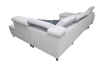 Morenia 4-seters Hjørnesovesofa Høyre - Lysegrå - Møbler - Sofaer - Sovesofaer