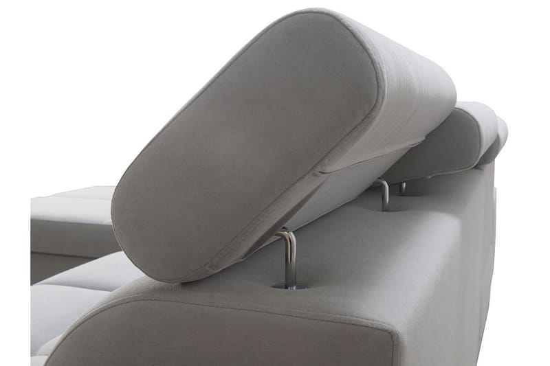 Morenia 4-seters Hjørnesovesofa Høyre - Lysegrå - Møbler - Sofaer - Sovesofaer