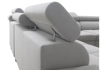 Morenia 4-seters Hjørnesovesofa Høyre - Lysegrå - Møbler - Sofaer - Sovesofaer