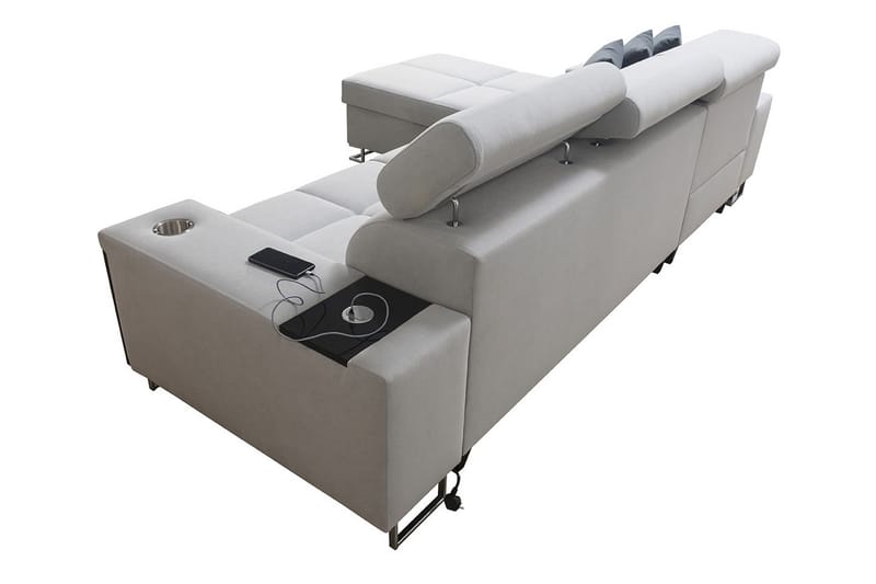 Morenia 4-seters Hjørnesovesofa Høyre - Svart - Møbler - Sofaer - Sovesofaer