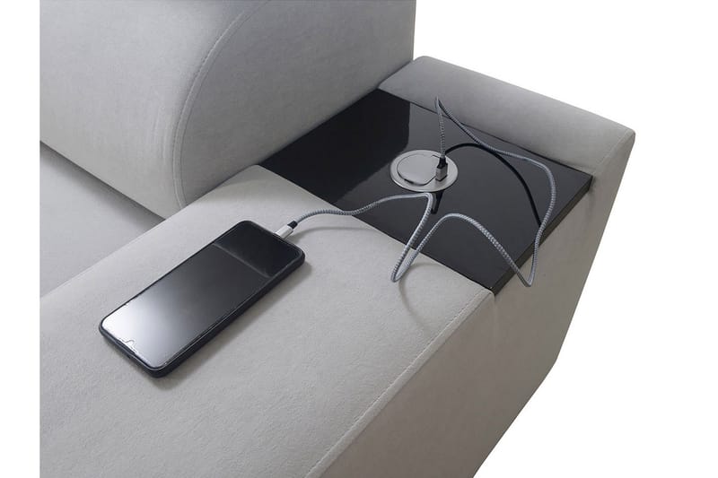 Morenia 4-seters Hjørnesovesofa Høyre - Svart - Møbler - Sofaer - Sovesofaer