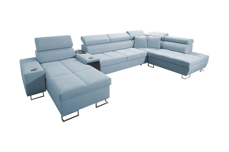 Morenia 4-seters Hjørnesovesofa Venstre, Blå