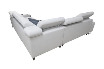 Morenia 4-seters Hjørnesovesofa Venstre - Hvit - Møbler - Sofaer - Sovesofaer
