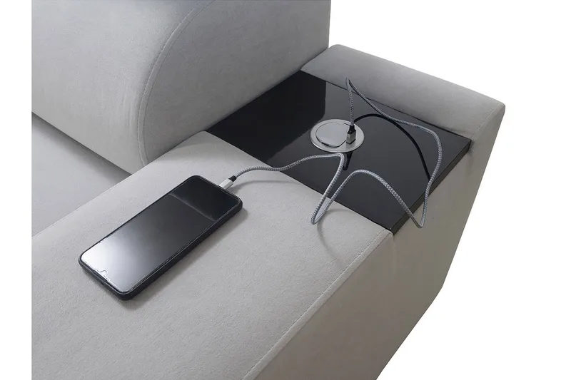 Morenia 4-seters Hjørnesovesofa Venstre - Hvit - Møbler - Sofaer - Sovesofaer