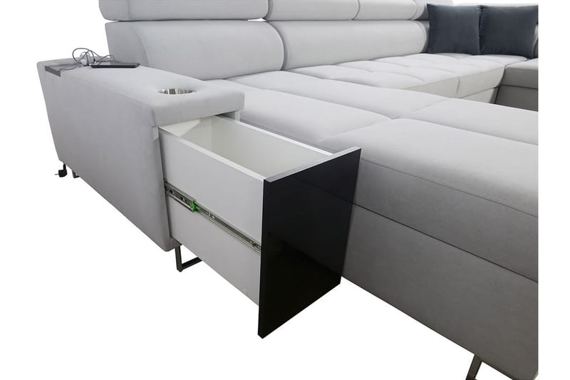 Morenia Sovesofa m. Divan og Sjeselong - Møbler - Sofaer - Sovesofaer