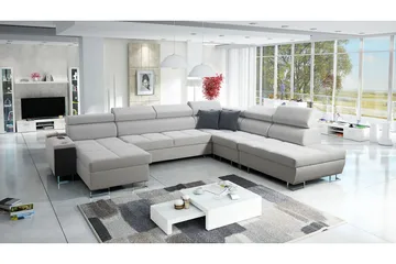 Morenia Sovesofa m. Divan og Sjeselong - Møbler - Sofaer - Sovesofaer