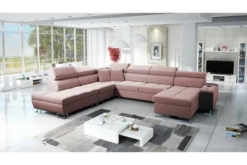 Morenia Sovesofa m. Divan og Sjeselong - Møbler - Sofaer - Sovesofaer