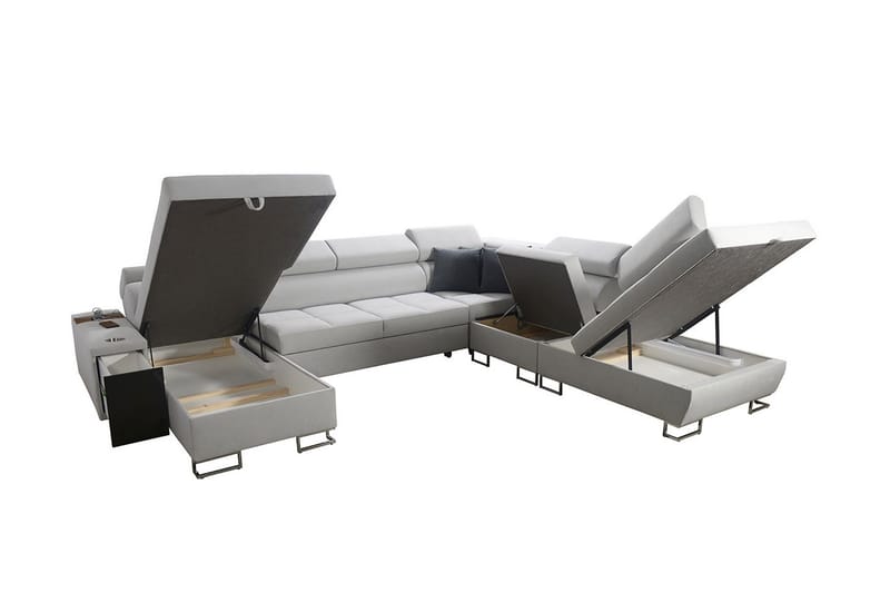 Morenia Sovesofa m. Divan og Sjeselong - Møbler - Sofaer - Sovesofaer