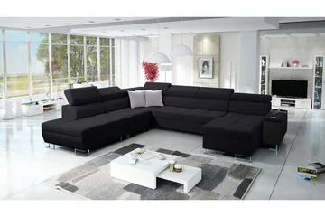 Morenia Sovesofa m. Divan og Sjeselong - Møbler - Sofaer - Sovesofaer