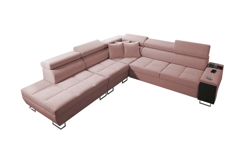 Morenia Sovesofa m. Sjeselong L-formet - Møbler - Sofaer - Sovesofaer
