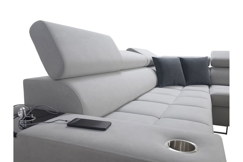 Morenia Sovesofa m. Sjeselong L-formet - Møbler - Sofaer - Sovesofaer