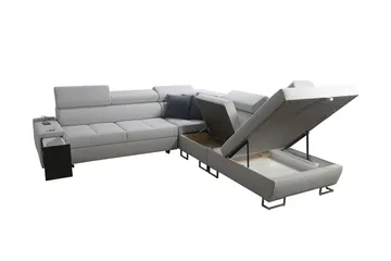 Morenia Sovesofa m. Sjeselong L-formet - Møbler - Sofaer - Sovesofaer