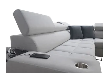 Morenia Sovesofa m. Sjeselong L-formet - Møbler - Sofaer - Sovesofaer