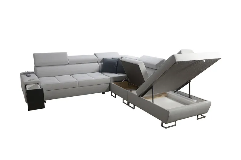 Morenia Sovesofa m. Sjeselong L-formet - Møbler - Sofaer - Sovesofaer