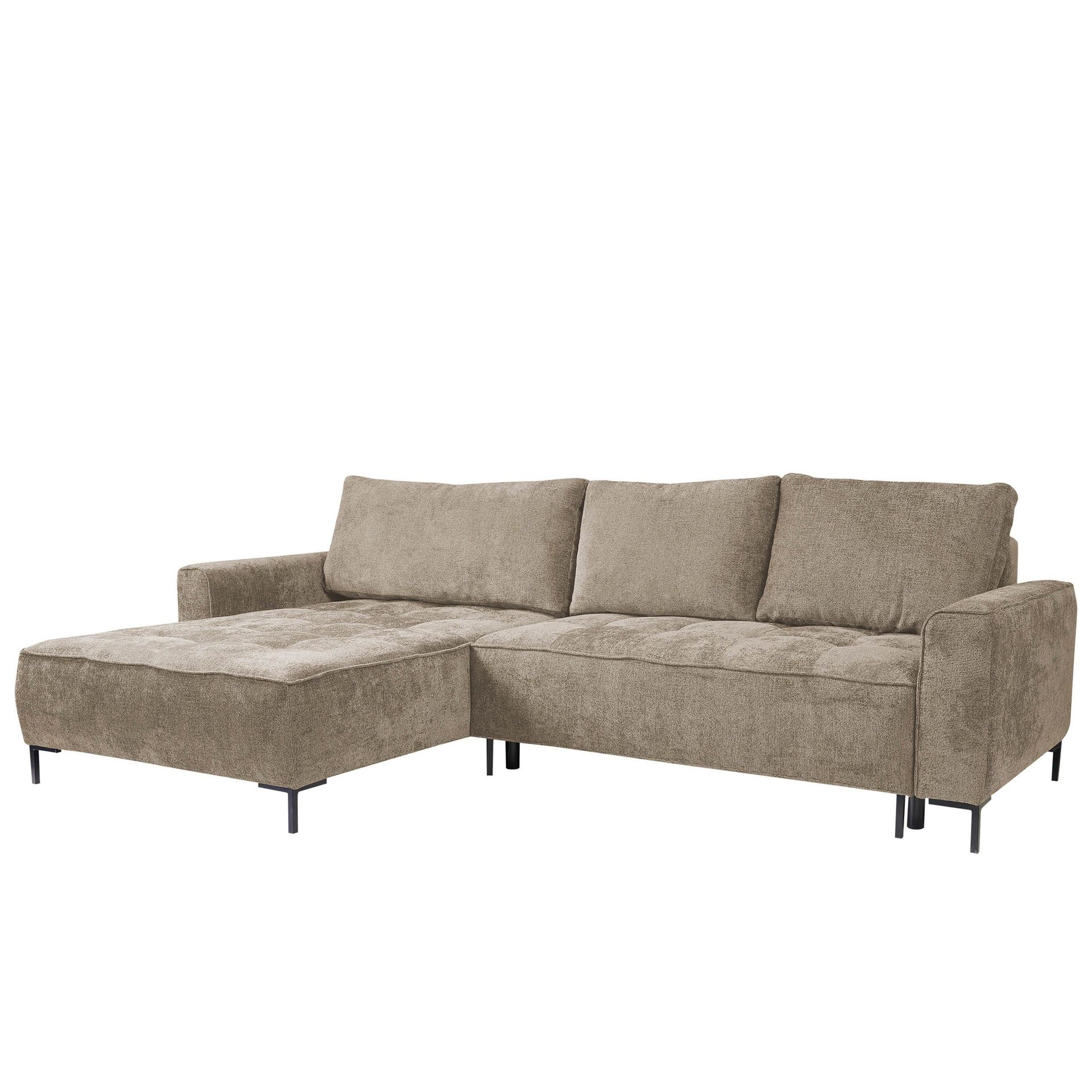 Morvian 3-seters sovesofa med divan - brun