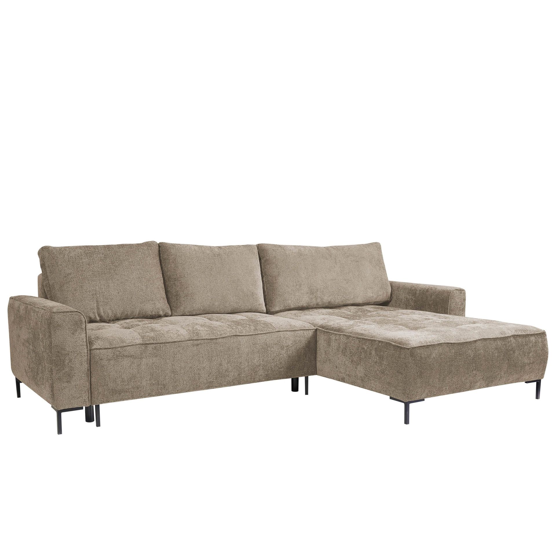 Morvian 3-seters sovesofa med divan - brun