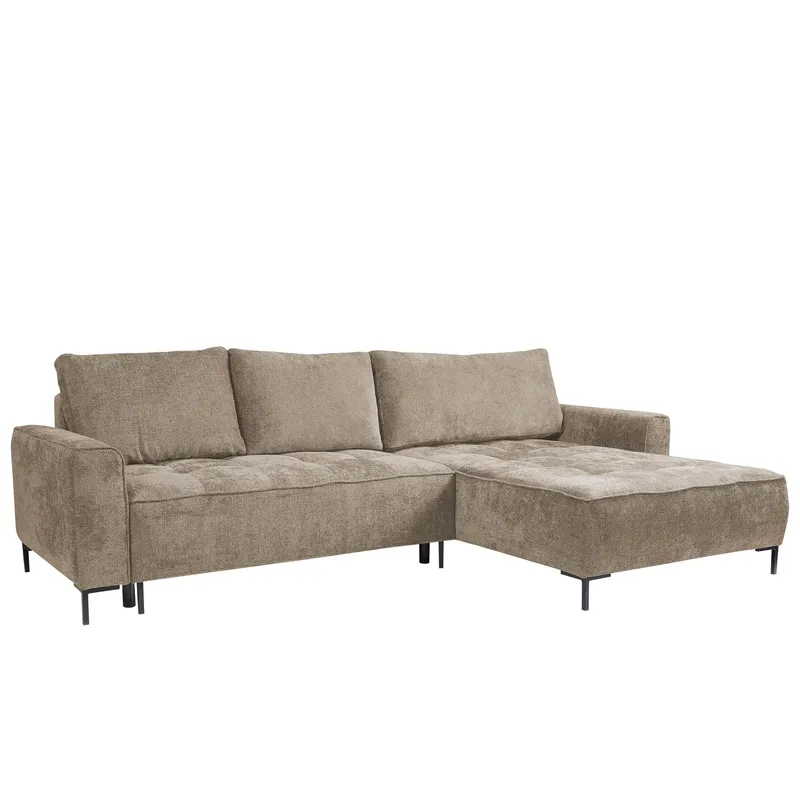 Morvian 3-seters sovesofa med divan - brun - Møbler - Sofaer - Sovesofaer