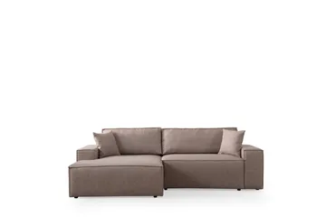 Munehiro Hjørnesovesofa - Brun - Møbler - Sofaer - Sovesofaer