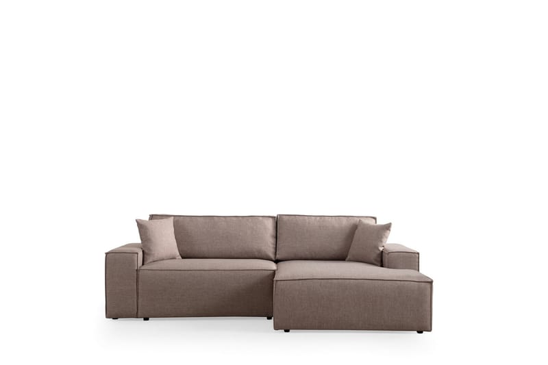 Munehiro Hjørnesovesofa - Brun - Møbler - Sofaer - Sovesofaer