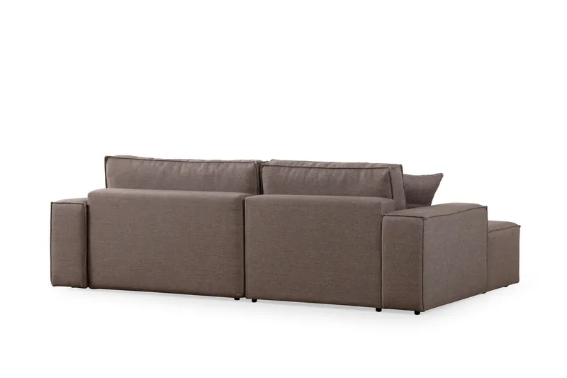 Munehiro Hjørnesovesofa - Brun - Møbler - Sofaer - Sovesofaer