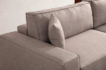 Munehiro Hjørnesovesofa - Brun - Møbler - Sofaer - Sovesofaer