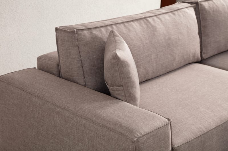Munehiro Hjørnesovesofa - Brun - Møbler - Sofaer - Sovesofaer