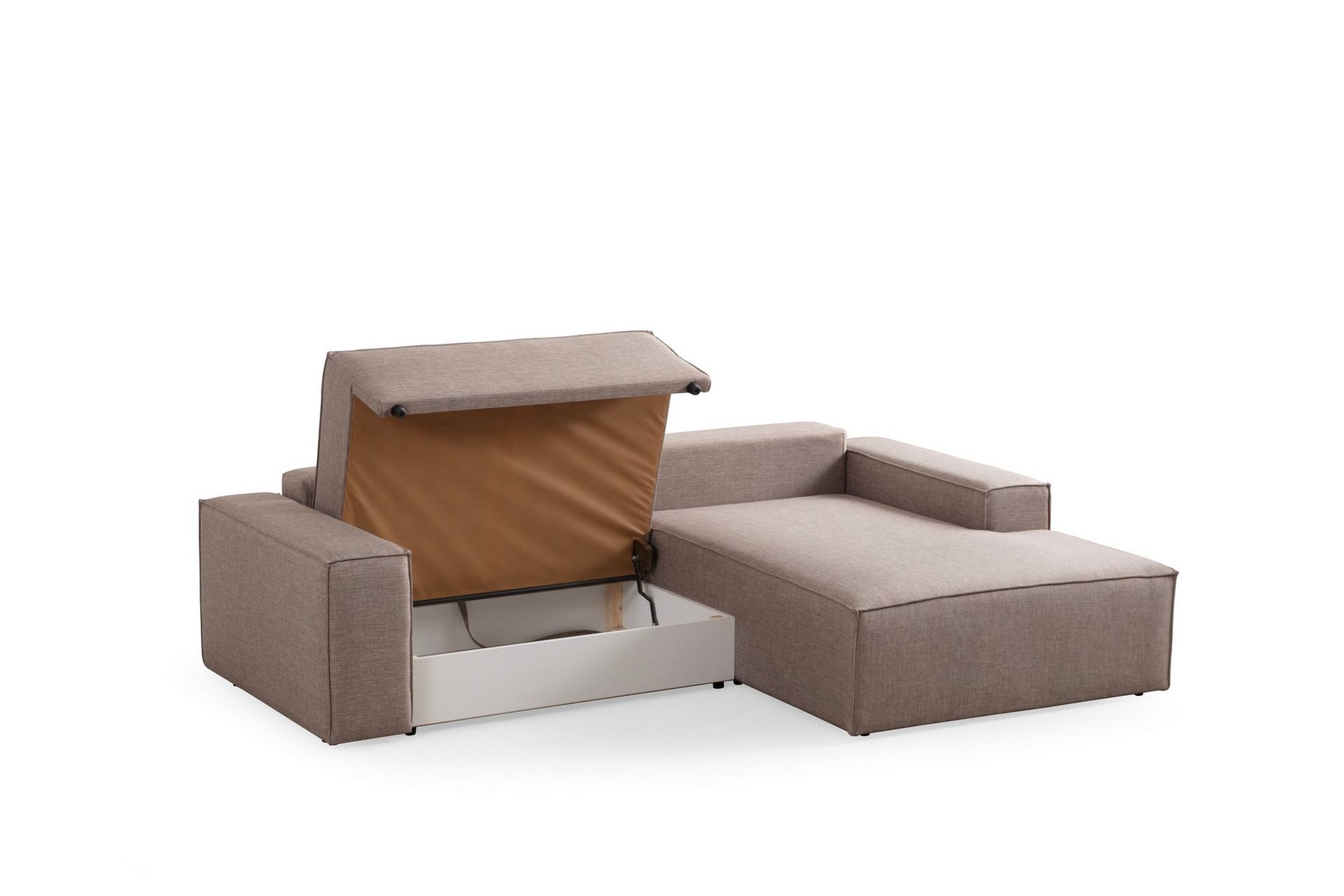 Munehiro Hjørnesovesofa - Brun - Møbler - Sofaer - Sovesofaer